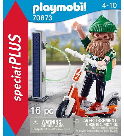 Playmobil SpecialPlus - Hipster Með El-Scooter - 70873 - 16 Part