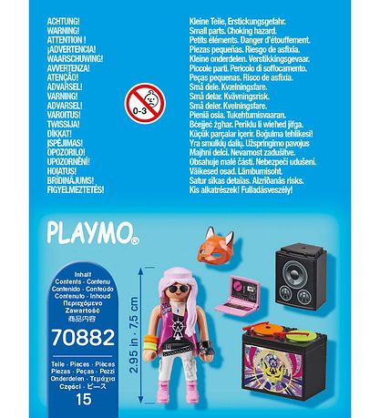 Playmobil SpecialPlus - DJ levysoittimella - 70882 - 11 Osaa