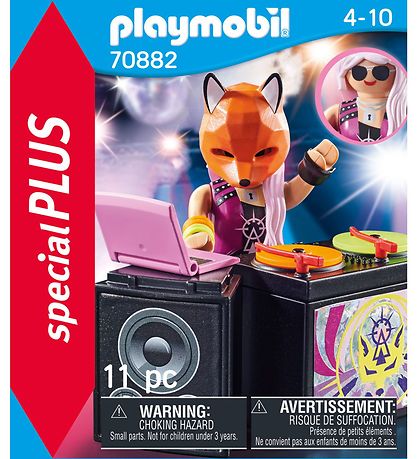 Playmobil SpecialPlus - DJ With Turntable - 70882 - 11 Parts