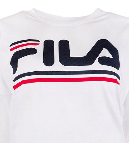 Fila Pyjama Set - White/Navy w. Logo