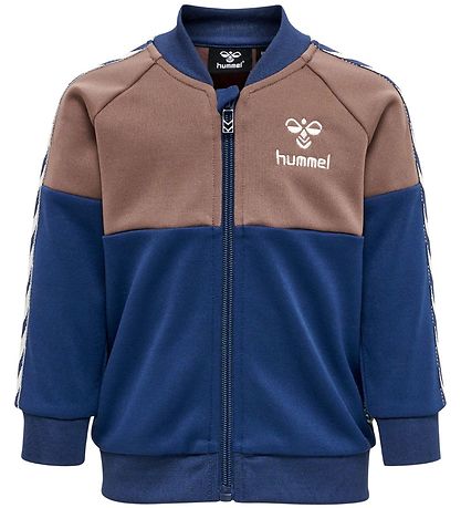 Hummel Cardigan - hmlOlek - Sargasso Sea M. Brúnt