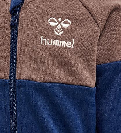 Hummel Cardigan - hmlOlek - Sargasso Sea w. Brown