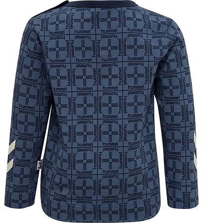 Hummel Blússa - hmlAthugaðu Stuttermabolur L/s - Blue Horizon
