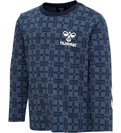Hummel Blússa - hmlAthugaðu Stuttermabolur L/s - Blue Horizon