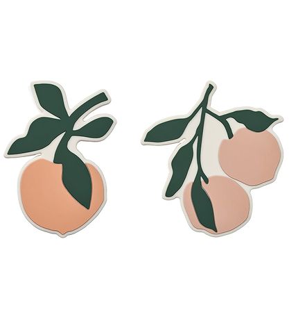 Liewood Beißringe - 2er-Pack - Gia Beißring - Peach/Pale Toskana