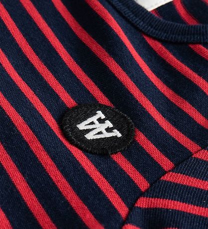 Wood Wood Blouse - Kim - Navy/Red Stripes