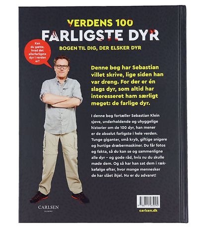 Forlaget Carlsen Book - The World's 100 Most Dangerous Animals