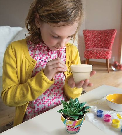 4M Blumentopf - KidzMaker - Bemalen Sie Ihre eigene Terrakotta F