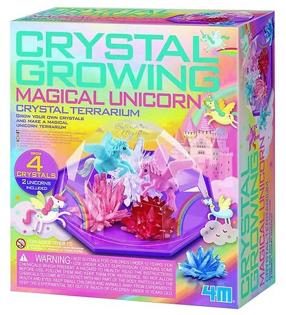 4M Vaxandi kristallar - Magic Unicorn - Crystal Terrarium