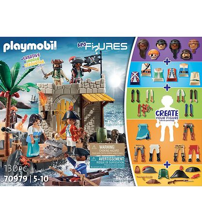 Playmobil My Figurines - le Des Pirates - 70979 - 130 Parties