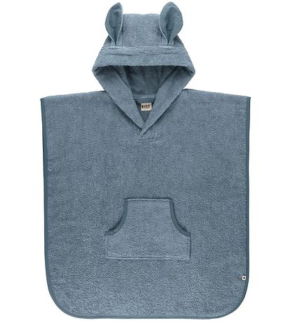 BIBS Badeponcho - 60x55 cm - Känguru - Petrol