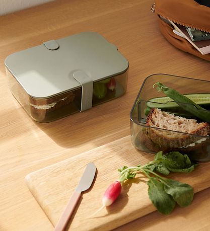 Liewood Nestisbox - Carin - Large - Dýralíf Green/piparmynta