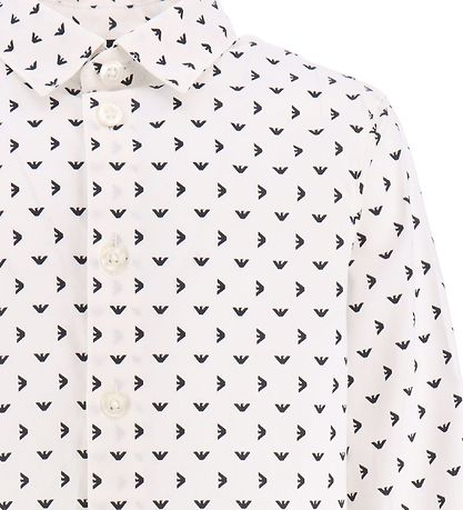 Emporio Armani Shirt - White/Black w. Logos