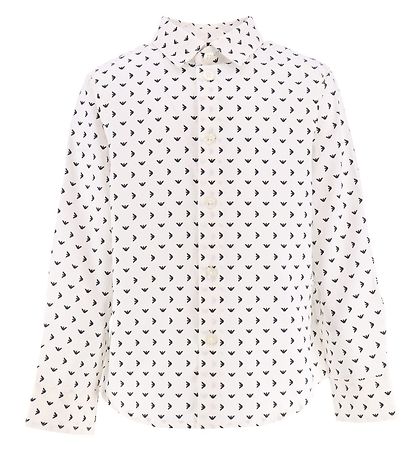 Emporio Armani Shirt - White/Black w. Logos