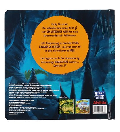 Alvilda Book - Gigantosaurus - The Creepy Cave - Danish