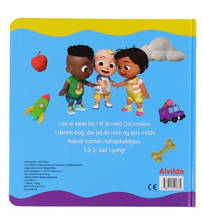 Alvilda Book - CoComelon - Learn To Count - Danish