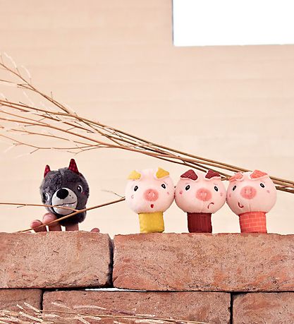 Lilliputiens Finger puppet - The Wolf Duck The 3 Little Pigs