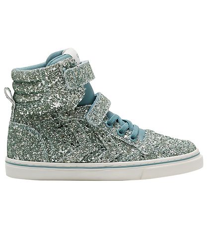 Hummel Stiefel - Slimmer Stadil Glitter Jr - Mineral Blue
