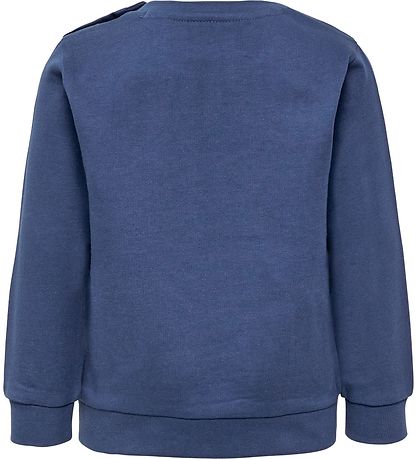 Hummel Sweatshirt - hmlFastwo Lime Sweatshirt - True Navy