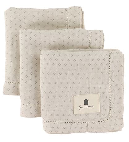 Pine Cone Muslin Cloths - 70x70 cm - Edith - Natura Dot