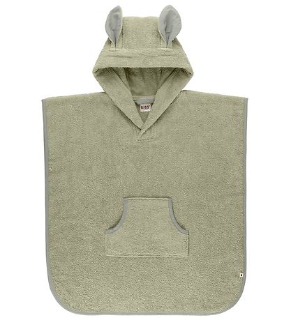 BIBS Badeponcho - 60x55 cm - Känguru - Sage