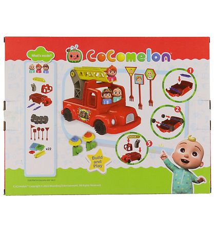 CoComelon Activity Toy - Funbricks Fire Truck Set