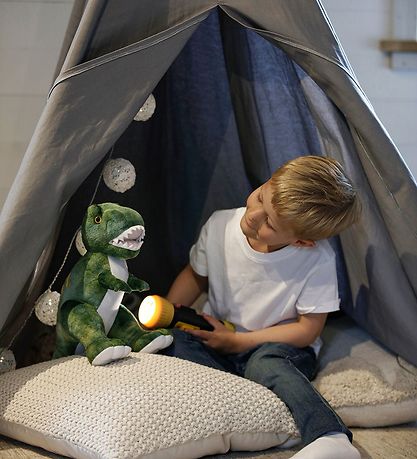 Teddykompaniet Soft Toy - Teddy Glow - Glow-In-The-Dark Dinosaur