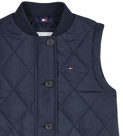 Tommy Hilfiger Steppweste - Lang - Desert Bewölkt