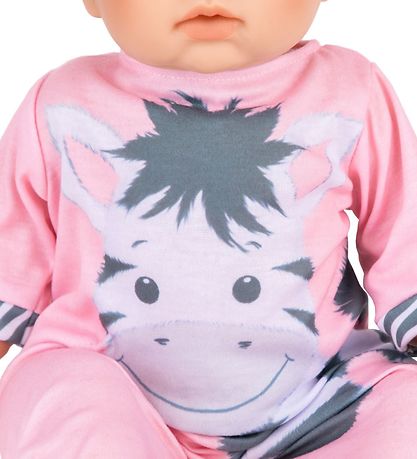 Tiny Treasures Docka m. Blont hår - Zebraoutfit