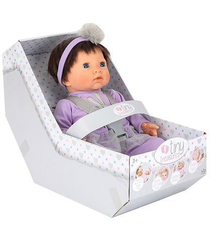Tiny Treasures Puppe m. Dunkles Haar - Bunny Outfit