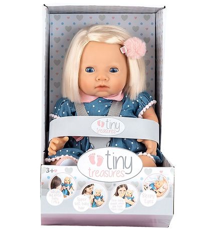 Tiny Treasures Doll w. Sound - Giggle Doll