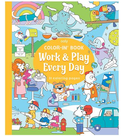 Ooly Kleurboek - Work & Play Elke dag