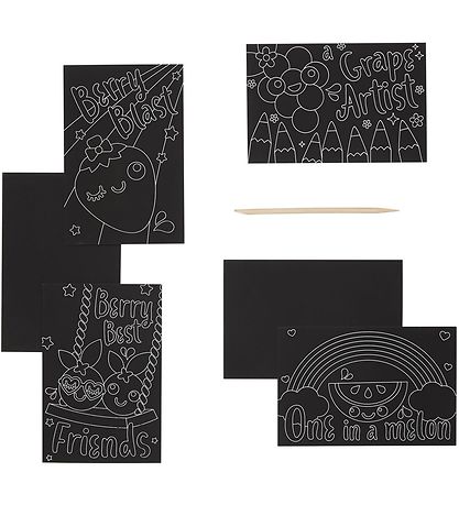 Ooly Scratch & Scribble Mini Set - Lil' Juicy