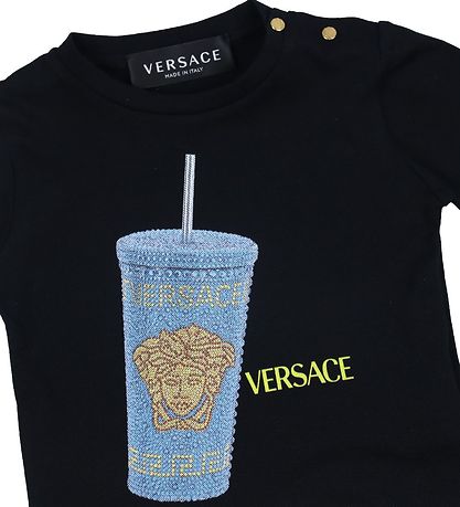 Versace T-shirt - Black w. Print