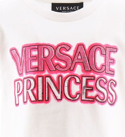 Versace T-Shirt - Wit/Roze