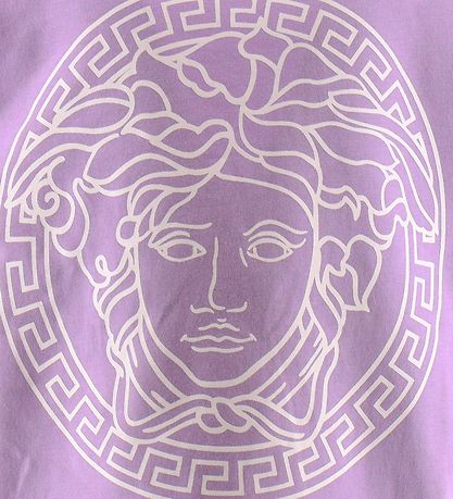 Versace T-shirt - Purple/White w. Print