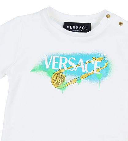 Versace T-shirt - White w. Print