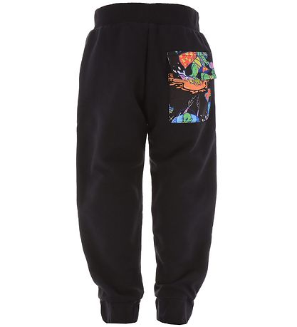 Versace Sweatpants - Black w. Print/Pockets