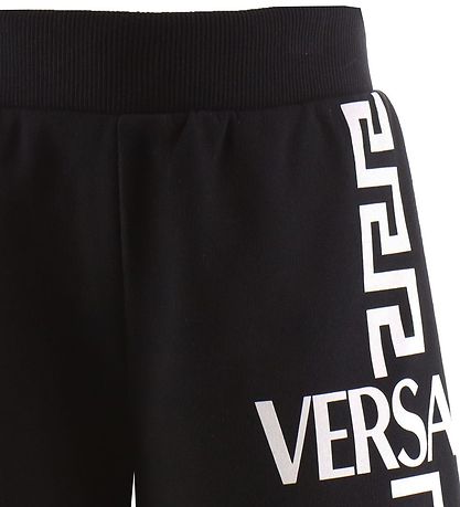 Versace Sweat Shorts - Black w. White