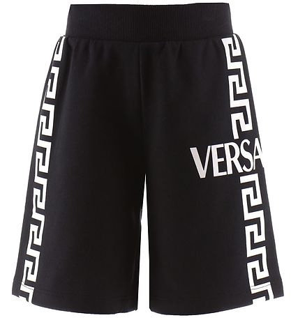 Versace Sweat Shorts - Black w. White