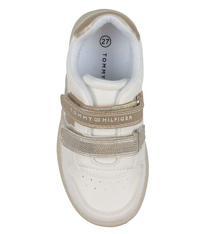 Tommy Hilfiger Sneakers - Velcro - Milk/Platinum/Beige