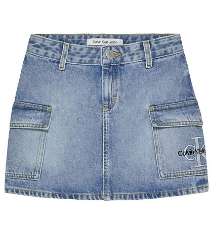 Calvin Klein Skirt - Pockets Denim - Chalky Blue