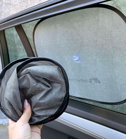 Bebeconfort Sonnensegel bis Auto - 2er-Pack - Twist'N'Fix - Schw