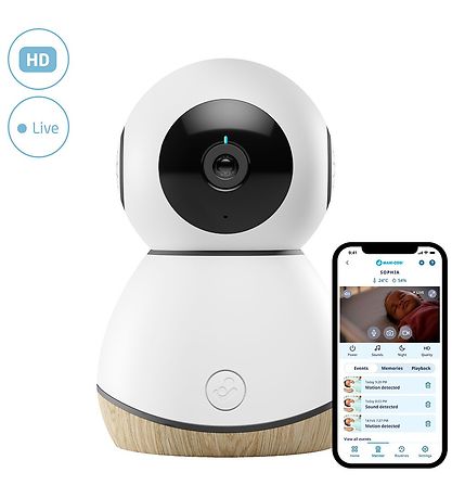 Maxi-Cosi Babyphone m. WiFi - Verbunden Home - See - Wei