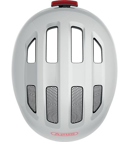 Abus Bicycle Helmet - Smiley 3.0 Ace LED - Shiny White