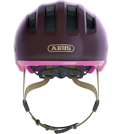 Abus Fahrradhelm - Smiley 3.0 Ace LED - Royal Purple