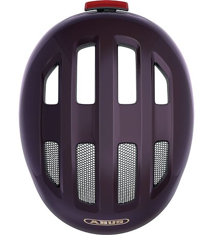Abus Fahrradhelm - Smiley 3.0 Ace LED - Royal Purple