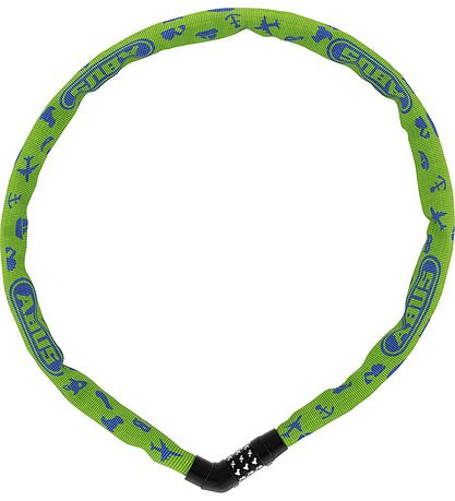 Abus Chain lock - 4804C Symbols - 75 cm - Lime