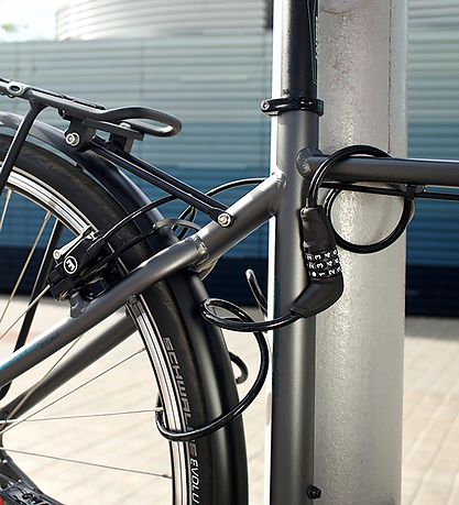 Abus Spiral lock Star 4508C - 150 cm - Svart