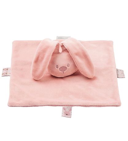 Nattou Comfort Blanket - Lapidou Doudou - 28x28 cm - Old Pink